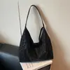 Bolsa grande com estampa de leopardo retrô, bolsa de ombro casual feminina, bolsa de ombro simples e estilosa, bolsa tote versátil para o dia a dia