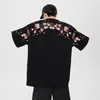 Nueva Camiseta Bordada Estilo Chino para Hombre, Verano Estilo Nacional Retro Pareja Manga Corta Marca de Moda Fresca Casual Versátil Top