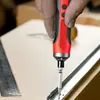 Furadeira Elétrica Recarregável a Bateria de Lítio Doméstica Pequena com Cabo Reto Furadeira Manual Multifuncional Chave de Fenda Chave de Fenda Elétrica Ferramenta de Ferragens