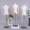 Maniquí de Tienda de Ropa Exhibición de Ventana Maniquí Femenino de Medio Cuerpo Accesorios Maniquí de Enseñanza Modelo de Exhibición para Ropa Femenina Busto Pequeño