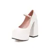 Zapatos de Salón de Tacón Alto y Boca Baja de Tamaño Grande Estilo Europeo y Americano con Plataforma, Talla Grande 35-78, Aliexpress, Wish