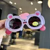 Gafas de Sol Polarizadas para Niños Mengkebao, Gafas Anti-UV, Lindas Gafas de Sol para Bebés, Forma de Oso de Dibujos Animados, Modernas