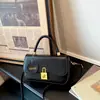 Bolsa de axila texturizada feminina nova tendência francesa 2026 outono nicho bolsa de mão bolsa de ombro estilosa simples bolsa quadrada pequena