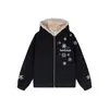 Chaqueta Bordada de Copo de Nieve Estilo Retro Americano para Hombres y Mujeres Invierno 2025 Nuevo Holgado Versátil con Capucha Águila de Montaña Abrigo de Algodón