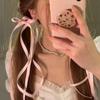 Estilo Coreano Trenza de Cinta Cabello Mariposa Pasador Cinta Doble Cola de Caballo Lindo Accesorio para el Cabello Pinza de Pato Accesorios para Mujer Venta al por Mayor Lazo