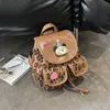 This year's trending cross-border retro women's backpack 2026 new fashion versatile large-capacity exquisite school bag