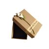 Caja de joyería vintage, caja de papel kraft para anillos, caja de joyería, caja de regalo pequeña para pendientes, caja de embalaje para pendientes, caja de regalo