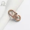 Fivela de mini porta rotativa colorida fofa de liga, joias DIY, enfeites de bolsa, acessórios de contas, componentes de chaveiro, atacado