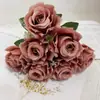 Ramo de Rosas de Boda Cruzado Matrimonio Compromiso Vestido de Novia Toma de Fotos Dropshipping de Mano Novia Ramo de Mano
