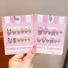 Uñas Portátiles para Niños, Pegatinas de Uñas Dulces y Lindas para Niñas Pequeñas, Decoración Estéreo, Regalo de Arte de Uñas de Princesa para Niñas