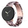 Adecuado para Google 12345 Smartwatch de Resina con Correa de Metal y Resina Google Pixel Watch