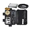 Caja de herramientas de emergencia de campo multifuncional de equipo de supervivencia para exteriores 12 en 1 kit de herramientas de supervivencia suministros de emergencia SOS