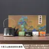 Juego de Té Creativo Guochao Olla en Espiral Caja de Regalo Traje Wanli Jiangshan Cerámica Olla Lateral Cuatro Tazas Regalos Hechos a Mano