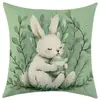 Funda de almohada para el nuevo día de Pascua de Temu Amazon Transfronterizo Cojín Decorativo para Sofá Etiquetado y Dropshipping