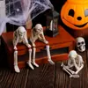 Decoraciones de Halloween Transfronterizas: Esqueleto Gótico Resina Casa Fantasma Fiesta en Casa Artículos de Decoración para el Hogar
