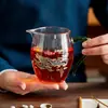 Juego de Té Doméstico de Alta Gama con Taza de Presentación de Vidrio de Borosilicato Alto, Accesorios para Té Kung Fu, Filtro, Divisor de Té, Piezas de Repuesto y Colador de Té
