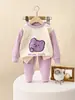 Ropa de casa de otoño e invierno para niños, Ropa de otoño para bebé, Pantalones largos, Conjuntos de ropa interior térmica para bebé, Ropa nueva para niños y niñas, Ropa para niños