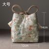 Erya Fabricante Al por Mayor Bolsa de Almacenamiento Bolsa de Viaje Bolsa de Tela Juego de Té Tetera Taza de Té Bolsa de Tela Tapete de Té Ceremonia del Té Portátil