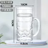 Vaso acrílico para cerveza de barril con asa vaso de cerveza de PC plástico anticaída gran capacidad bar KTV vaso de piña comercial