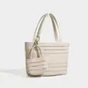 2026 Verano Bolso Tejido Dopamina de Gama Alta Gran Capacidad Versátil Bolso de Hombro para Viajar Casual Bolso Cruzado para Mujer