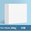 Cartulina para Caligrafía y Pintura 10cm Papel Especial para Dibujo, Papel Grueso Rojo Semi-Crudo en Blanco para Práctica