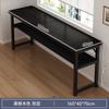 Escritorio Doble Largo Estudiante Hogar Dormitorio Aprendizaje Escritura Casa de Alquiler Mesa de Computadora Rectangular Mesa Estrecha de Pared