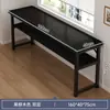Mesa Dupla, Mesa Longa para Estudante para Uso Doméstico, Mesa de Estudo e Escrita para Quarto, Mesa de Computador Estreita Retangular Montada na Parede para Apartamentos de Aluguel
