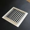Venta al por mayor de fábrica rejilla cuadrada para huevos de aleación de aluminio doble louver salida de aire rejilla de aire acondicionado tipo rejilla cuadrada para huevos