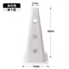 Cubo Base Cuadrada con Logo y Agujeros, Cubo Cono de Entrenamiento de Fútbol y Baloncesto, Cono de Helado Obstáculo Infantil, Venta al por Mayor de Equipamiento Deportivo
