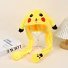 Sombrero de Influencer de Tiktok con Orejas Móviles Sombrero de Conejo con Bolsa de Aire Dibujo Animado para Niños Sombrero de Oreja Brillante Original