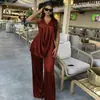 Roupas Africanas Femininas Transfronteiriças Europeias e Americanas Nova Moda Primavera/Verão 2026 Conjunto Casual de Top Regata Liso e Calça Longa de Cintura Alta