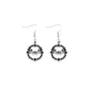 Drama Americano Periférico Miércoles Negro Llavero Familia Addams Gótico Lolita W Collar Pendientes Joyería Mayoreo