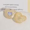 Resina de estilo coreano envolto doce brilhante diamante adorável cabeça de urso brincos gancho de cabelo cocar patch DIY acessórios de jóias