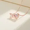 Nuevo 520 Te Amo Collar Inteligente para Mujer Lujo Ligero Día de San Valentín Amor a Larga Distancia Cadena para Clavícula Regalo del Día del Recuerdo