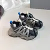 Zapatos para Niños, Sandalias para Niñas, Nuevo Estilo Verano 2026, Zapatos de Princesa Transpirables con Botón, Zapatos Deportivos de Playa para Niños con Suela Suave Antideslizante