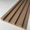 Fábrica de Placa de Grelha de Fibra de Bambu Côncava e Convexa Teto de Placa de Grande Muralha Moderna de PVC Parede de Fundo de TV Lambril