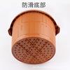 Cubo para Baño de Pies Espesado y Profundizado Masaje Conservación de la Salud Terapia de Pies Cubo de Pies de Plástico Cubo de Pies para el Hogar Cubo para Tendones de Res