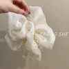 Pinza grande para el pelo estilo coreano con volantes de plátano, elegante y esponjosa, adecuada para ir al trabajo, no daña el cabello, accesorio de pelo simple