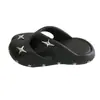 Pantuflas de Estrella de Cuatro Puntas con Remaches y Punta Cerrada para Mujer 2026 Verano Exteriores Slip-On Sandalias Gruesas Antideslizantes para el Hogar