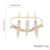 Anillo de Zirconia Redonda Espiga de Trigo Personalidad Estilo Fresco Exquisito de Moda Índice Anillo de Dedo Lujo Ligero Sensación de Alta Gama Joyería de Mano Mujer