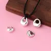 Colgante de Plata de Ley S925 Maciza Estilo Mismo que Xiaohongshu Colgante de Candado de Plata Accesorios de Plata para Pulsera Collar DIY Cuerda