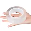 Cinta Adhesiva Doble Cara de Acrílico Transparente Nano Adhesivo de Alta Viscosidad Cinta Selladora Impermeable Ultradelgada Soporte Adhesivo Transparente Fijación Fuerte