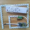Luz de teto residencial LED chip de luz quadrado substituição e modificação fonte de luz, painel de luz regulável de três cores, lâmpada de luz redonda magnética