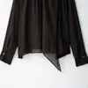 Estilo Europeo y Americano Transfronterizo Z Nueva Moda Elegante Amazon Ropa de Mujer Mayorista Bufanda Camisa Top 7970506