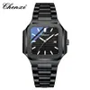 Reloj Chenxi para hombre y mujer, reloj de cuarzo, impermeable, de moda, reloj de pulsera para pareja, reloj de pareja de negocios, luminoso, impermeable, al por mayor
