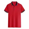 Nueva camiseta polo de verano con solapa de manga corta para grupo, ropa de trabajo corporativa, camisa de publicidad cultural, pedido de logo impreso