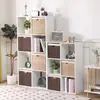 Cesta de Almacenamiento Plegable Caja de Almacenamiento Contenedor de Almacenamiento para Ropa Desordenada Estantería de Escritorio para Juguetes del Hogar Simple