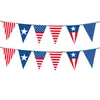 Nuevas Banderas de Letras de Cola de Golondrina Temáticas del 250º Aniversario para Celebrar la Fiesta del Día de la Independencia de EE. UU. Guirnalda de Banderines Triangulares