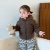 Chaqueta de plumón para niños Ropa de invierno Elegante 90% Plumón de pato blanco Abrigo con capucha a prueba de tres para niñas Ropa de bebé