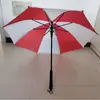 Paraguas rojo y blanco paraguas de lluvia reunión deportiva de rendimiento molino de viento de baile accesorios de ejercicio grupal escolar paraguas para niños con colores intercalados
